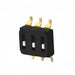 EDS03SGRNTR04Q by TE Connectivity ALCOSWITCH Switches - END STACK DIP 3P G RECESS T&R
