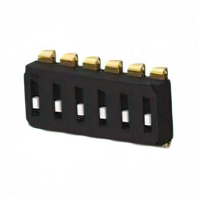 EDS06SNRNTR04Q by TE Connectivity ALCOSWITCH Switches - END STACK DIP 6P J RECESS T&R