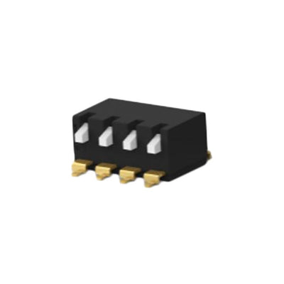 EDSP04SGLFNTR04 by TE Connectivity ALCOSWITCH Switches - E STACK PIANO 4P G LONG T&R PD O