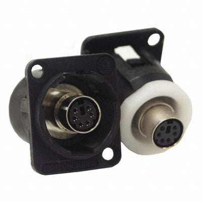 EH6MD2BX by Switchcraft Inc. - CONNECTOR ADAPTER 6P-6P F-F PNL MNT