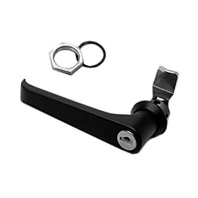 EHLL by Hammond Manufacturing - LATCH HANDLE LOCKING L BLACK
