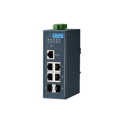 EKI-7706G-2F-AE by Advantech Corp - 4GE + 2SFP MANAGED ETHERNET SWIT