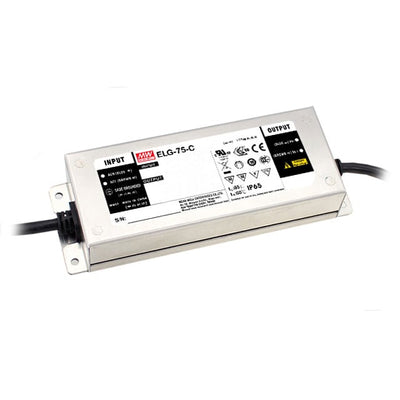ELG-75-C1050 by MEAN WELL USA Inc. - LED DRVR CC AC/DC 35-71V 1.05A