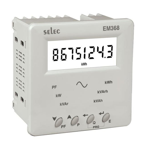 EM368-C-CU-ROHS by Selec Controls USA Inc. - KWH METER WITH LCD DISPLAY RS485