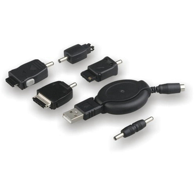 EM6901 by ElectronicMaster - BATT CHARGER 5 IN 1 USB MOBI