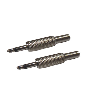 EM711018 by ElectronicMaster - 3.5MM MONO PLUG METAL, W/SPRING