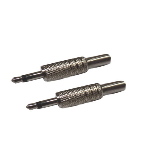 EM711018 by ElectronicMaster - 3.5MM MONO PLUG METAL, W/SPRING