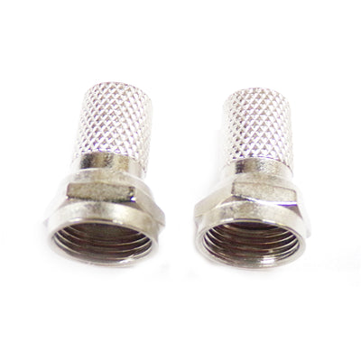 EM731001B by ElectronicMaster - F MALE TWIST ON RG59/U (2PCS/PK)