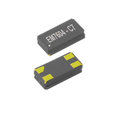 EM7604V20SCP4B+ by EM Microelectronic - CRYSTAL 32.6780KHZ SMD