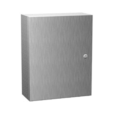 EN4SD242412S16 by Hammond Manufacturing - BOX S STEEL NATURAL 24""L X 24""W