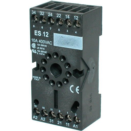 ES 12 (PF-113BE/M) by TELE Controls Inc - RELAY SOCKET 11-PIN FOR MODULE