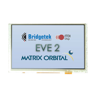EVE2-50A-BLM-TPR by Matrix Orbital - LCD DISPLAY TFT 5"" 800X480