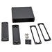 EXN-23360-BKP by Bud Industries - BOX ALUM BLACK 5.079""L X 5.772""W