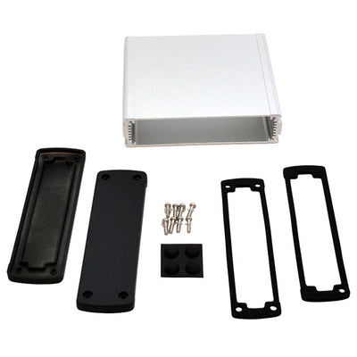 EXN-23360-SV by Bud Industries - BOX ALUM BLK/SLV 5.08""L X 5.77""W