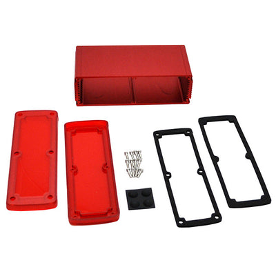 EXN-23363-RDP by Bud Industries - BOX ALUM IR RED/RED 3.5""L X 7""W