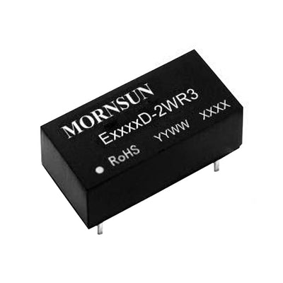 E1215D-2WR3 by Mornsun America, LLC - DC DC CONVERTER +/-15V 2W