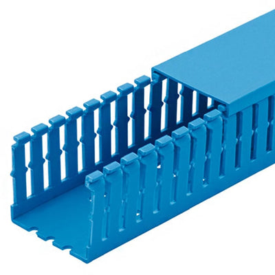 F1X4IB6 by Panduit Corp - WIRE DUCT SLOTTED SCREW 6' BLUE