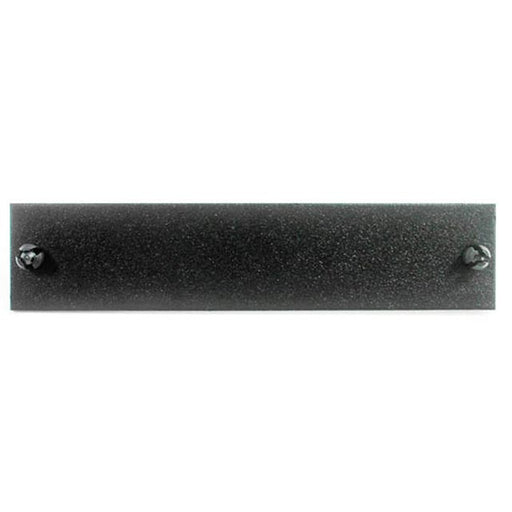 F1-BLANKUBK by Fiber Instrument Sales - ADAPTER PANEL UNLOADED BLK ALUM