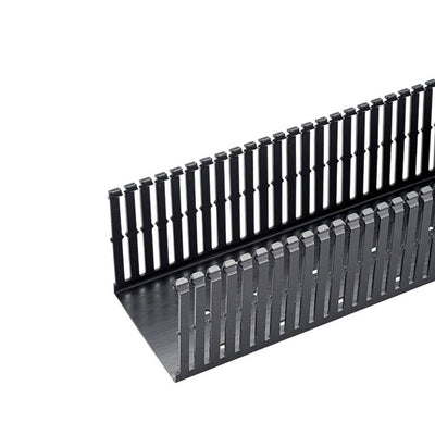 F2X2BL6 by Panduit Corp - WIRE DUCT SLOTTED SCREW 6' BLACK