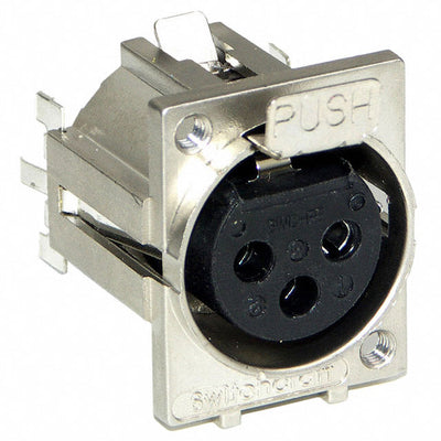 F3FSTF by Switchcraft Inc. - CONNECTOR PLUG FMALE XLR 3P SOLDER