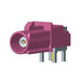 FA1-NHRP-PCB-8 by Amphenol RF - CONNECTOR FAKRA PLUG R/A 50 OHM PCB