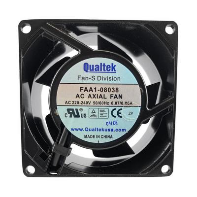 FAA1-08038NBHT31 by Qualtek - FAN AXIAL 80X38MM 115VAC TERM