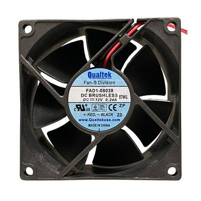 FAD1-08038CBMW12 by Qualtek - FAN AXIAL 80.5X38MM 12VDC WIRE