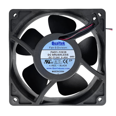 FAD1-12038CBHW12 by Qualtek - FAN AXIAL 120X38.5MM 12VDC WIRE