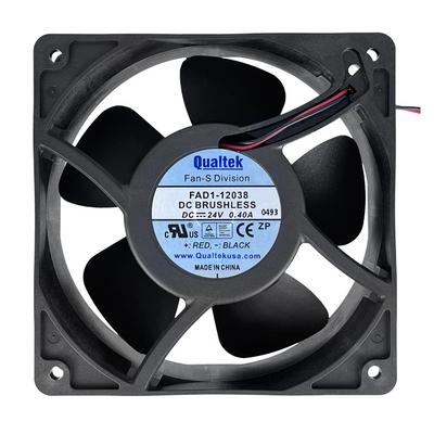 FAD1-12038CBJW12 by Qualtek - FAN AXIAL 120X38.5MM 12VDC WIRE