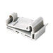 FC1.2AK2 by HellermannTyton - CABLE CLIP FLAT ADHESIVE FASTENER