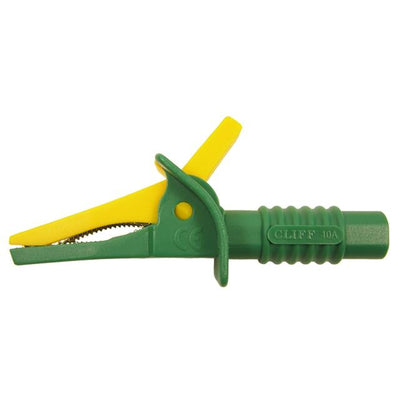FCR7925 by CLIFF Electronic Components Ltd - CROC CLIP CRC01 YELL/GRN CLIFF