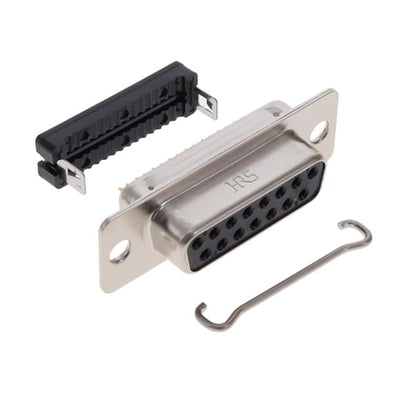 FDAD-15S(55) by Hirose Electric Co Ltd - CONNECTOR LP D-SUB RCPT PNL MNT