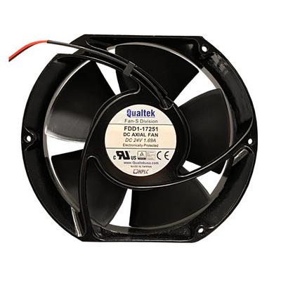 FDD1-17251DBLW32 by Qualtek - FAN AXIAL 172X51MM 24VDC WIRE