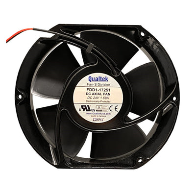 FDD1-17251CBHW32 by Qualtek - FAN AXIAL 172X51MM 12VDC WIRE