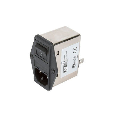 FFSAS10BFR by XP Power - PWR ENT RCPT IEC320-C14 PANEL QC