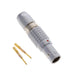 FGG.0B.302.CYCD52 by LEMO - CONNECTOR PLUG MALE 2POS GOLD CRIMP