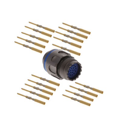 FGN.2M.319.XLCM by LEMO - CONNECTOR PLUG MALE 19POS GOLD CRIMP