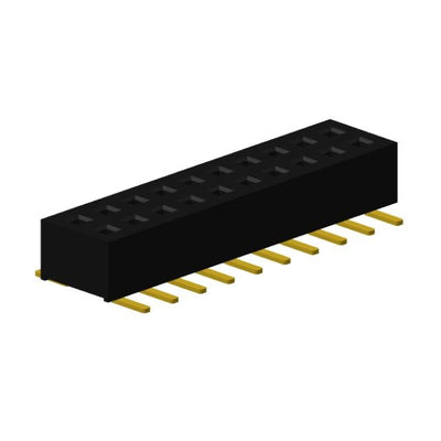 FHCD-SG020G1NBOL-E-F01 by SUPERIOR TECH - FEMALE HEADER VERTICAL 20POS SMD