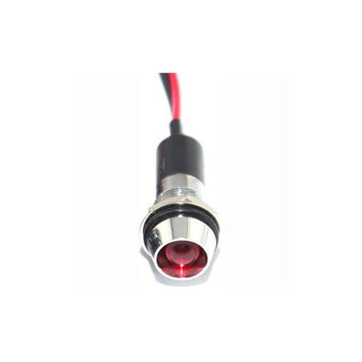 FL1M-12CW-1-R110V by Mallory Sonalert Products Inc. - LED RED 12MM NUT 110VAC/DC STK