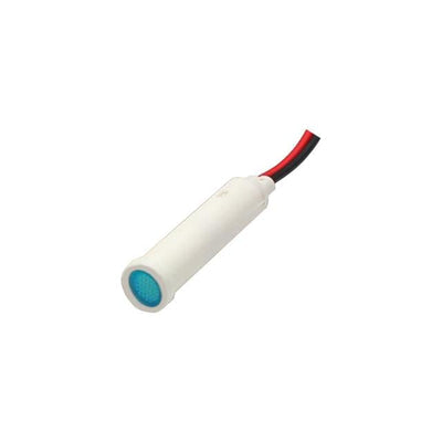 FL1P-8QW-1-B12V by Mallory Sonalert Products Inc. - LED BLU 8MM SNAP 12VAC/DC STK