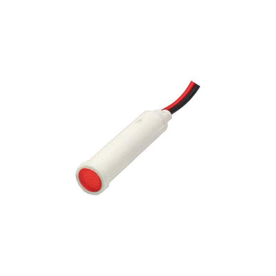 FL1P-8QW-1-R12V by Mallory Sonalert Products Inc. - LED RED 8MM SNAP 12VAC/DC STK