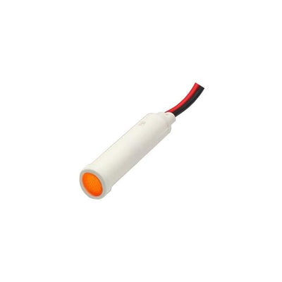 FL1P-8QW-1-Y2V by Mallory Sonalert Products Inc. - LED YEL 8MM SNAP 2VAC/DC STK