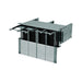 FLEX4UPN04 by Panduit Corp - HD FLEX PATCH PANEL, 4 RU, 4-POR