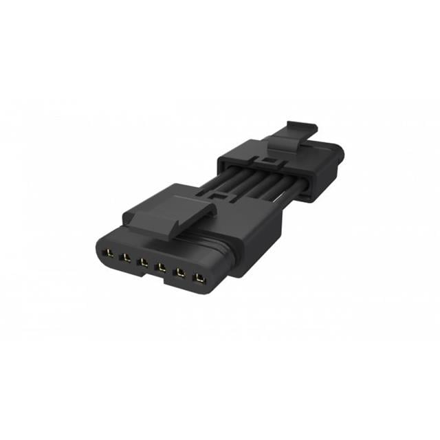 FLHT6C008A0 by Amphenol ICC (Commercial Products) - 6 POSITION,PLUG TO PLUG,SOCKET,D