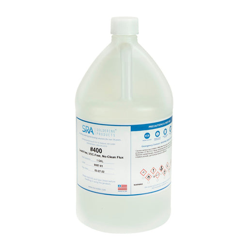 FLS385-4G by SRA Soldering Products - #385 NC FLUX, SOLVENT BASED 3% 4