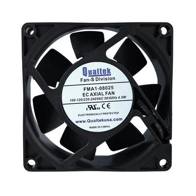 FMA1-08025WBHT12 by Qualtek - EC FAN, 80X80X25MM, 2-BALL BEARI