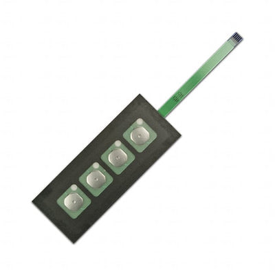 FMBN04BD by NKK Switches - SWITCH KEYPAD 4 KEY 0.02A 24V