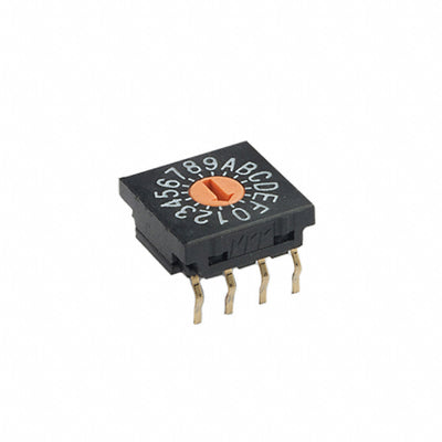 FR01FR16P-W-S by NKK Switches - SWITCH ROTARY DIP HEX 100MA 5V