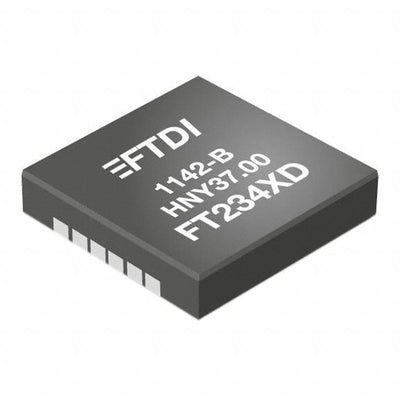 FT234XD-T by FTDI, Future Technology Devices International Ltd - IC USB SERIAL UART 12DFN