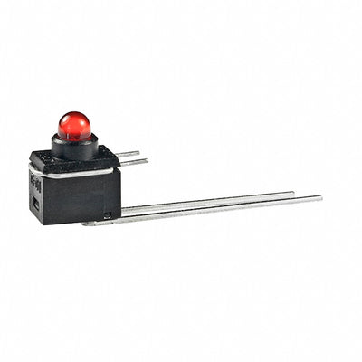 G01VC by NKK Switches - INDICATOR SW RED LED VERT PC